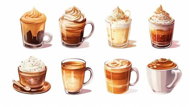 Разновидности кофе: от фраппе до эспрессо