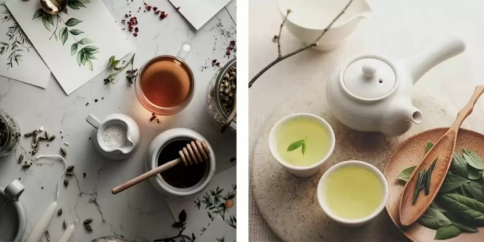 Зеленый чай для женщин: преимущества и отличия от черного чая