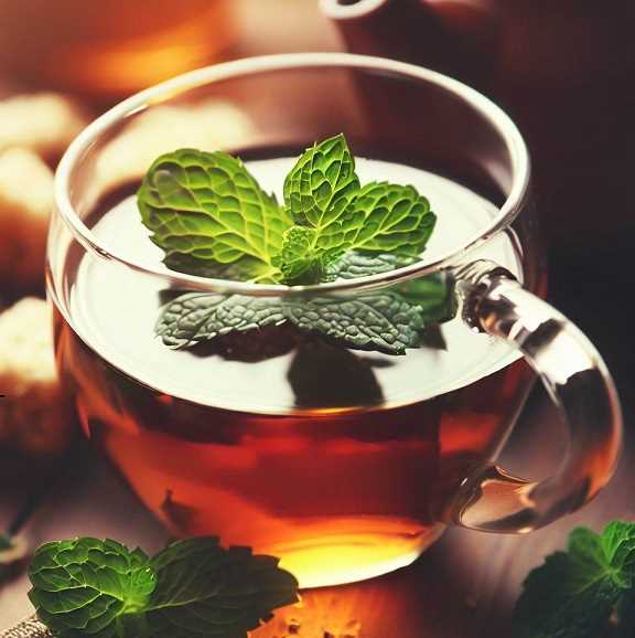 Зеленый чай с мятой и имбирем: улучшение общего самочувствия и иммунитета